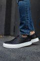 CH163 Optimum Erkek Günlük Bağcıklı Cilt Spor Sneaker Ayakkabı CBT - Siyah Erkek Ayakkabı CH163 Optimum Erkek Günlük Bağcıklı Cilt Spor Sneaker Ayakkabı CBT - Siyah – Chekich Erkek Ayakkabı