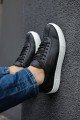 CH163 Optimum Erkek Günlük Bağcıklı Cilt Spor Sneaker Ayakkabı CBT - Siyah Erkek Ayakkabı CH163 Optimum Erkek Günlük Bağcıklı Cilt Spor Sneaker Ayakkabı CBT - Siyah – Chekich Erkek Ayakkabı