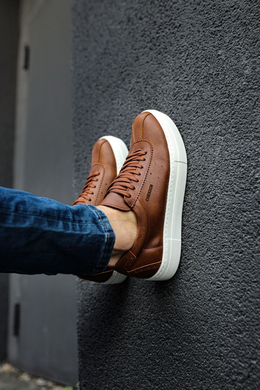 CH163 Optimum Erkek Günlük Bağcıklı Cilt Spor Sneaker Ayakkabı CBT - Taba Erkek Ayakkabı CH163 Optimum Erkek Günlük Bağcıklı Cilt Spor Sneaker Ayakkabı CBT - Taba – Chekich Erkek Ayakkabı