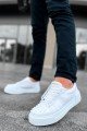 CH169 Thorn Erkek Günlük Bağcıklı Cilt Spor Sneaker Ayakkabı CBT - Beyaz Erkek Ayakkabı CH169 Thorn Erkek Günlük Bağcıklı Cilt Spor Sneaker Ayakkabı CBT - Beyaz – Chekich Erkek Ayakkabı