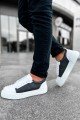 CH169 Thorn Erkek Günlük Bağcıklı Cilt Spor Sneaker Ayakkabı CBT - Beyaz/Antrasit Erkek Ayakkabı CH169 Thorn Erkek Günlük Bağcıklı Cilt Spor Sneaker Ayakkabı CBT - Beyaz/Antrasit – Chekich Erkek Ayakkabı