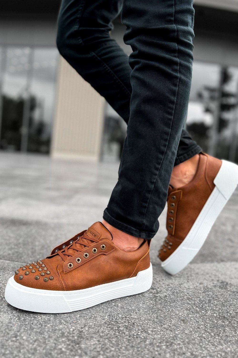 CH169 Thorn Erkek Günlük Bağcıklı Cilt Spor Sneaker Ayakkabı CBT - Taba Erkek Ayakkabı CH169 Thorn Erkek Günlük Bağcıklı Cilt Spor Sneaker Ayakkabı CBT - Taba – Chekich Erkek Ayakkabı