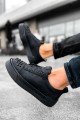 CH169 Thorn Erkek Günlük Bağcıklı Cilt Spor Sneaker Ayakkabı CST - Siyah – Chekich Erkek Ayakkabı