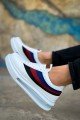 CH171 Ariaso Erkek Günlük Bağcıklı Cilt Spor Sneaker Ayakkabı CBT - Beyaz – Chekich Erkek Ayakkabı