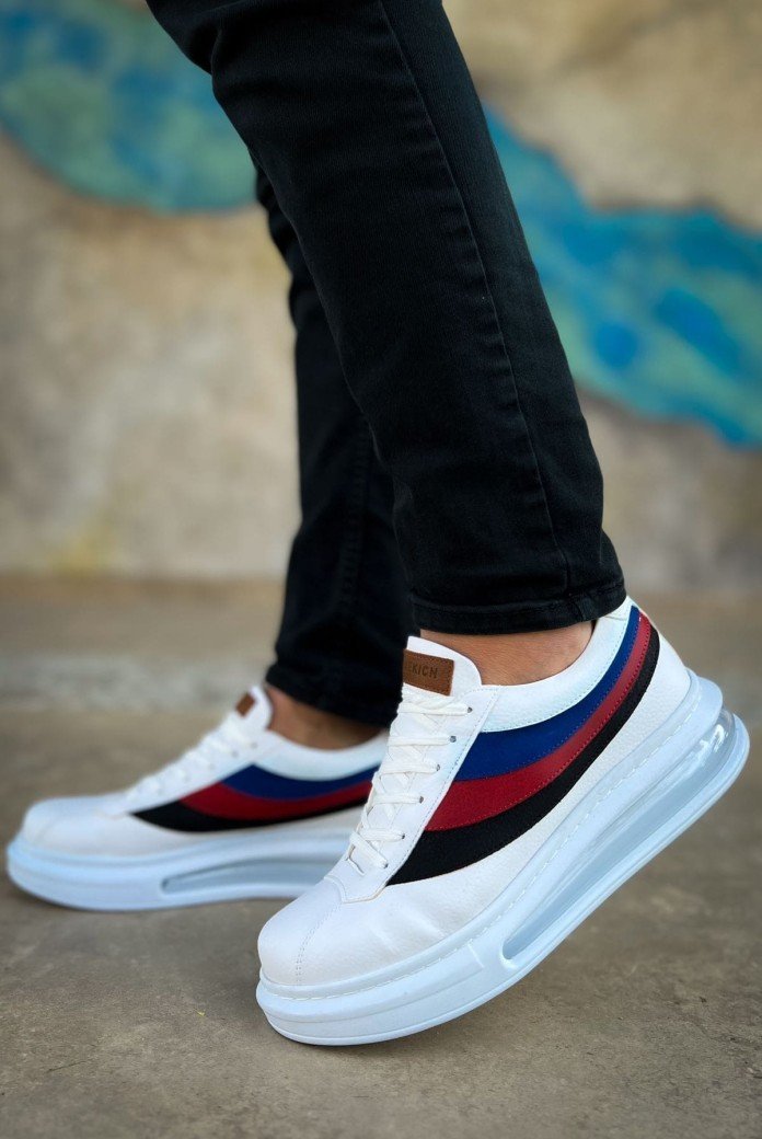 CH171 Ariaso Erkek Günlük Bağcıklı Cilt Spor Sneaker Ayakkabı CBT - Beyaz CH171 Ariaso Erkek Günlük Bağcıklı Cilt Spor Sneaker Ayakkabı CBT - Beyaz