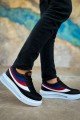 CH171 Ariaso Erkek Günlük Bağcıklı Cilt Spor Sneaker Ayakkabı CBT - Siyah – Chekich Erkek Ayakkabı