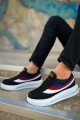 CH171 Ariaso Erkek Günlük Bağcıklı Cilt Spor Sneaker Ayakkabı CBT - Siyah – Chekich Erkek Ayakkabı