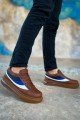 CH171 Ariaso Erkek Günlük Bağcıklı Cilt Spor Sneaker Ayakkabı CTT - Taba – Chekich Erkek Ayakkabı