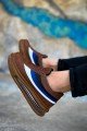 CH171 Ariaso Erkek Günlük Bağcıklı Cilt Spor Sneaker Ayakkabı CTT - Taba – Chekich Erkek Ayakkabı