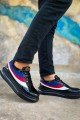 CH171 Ariaso Erkek Günlük Bağcıklı Rugan Spor Sneaker Ayakkabı RST - Siyah – Chekich Erkek Ayakkabı