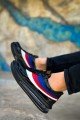 CH171 Ariaso Erkek Günlük Bağcıklı Rugan Spor Sneaker Ayakkabı RST - Siyah – Chekich Erkek Ayakkabı