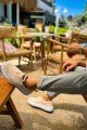 CH173 Velluto Erkek Günlük Bağcıklı Kadife Kumaş Spor Sneaker Ayakkabı KKBT - Bej Erkek Ayakkabı CH173 Velluto Erkek Günlük Bağcıklı Kadife Kumaş Spor Sneaker Ayakkabı KKBT - Bej – Chekich Erkek Ayakkabı