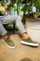 CH173 Velluto Erkek Günlük Bağcıklı Kadife Kumaş Spor Sneaker Ayakkabı KKBT - Haki Erkek Ayakkabı CH173 Velluto Erkek Günlük Bağcıklı Kadife Kumaş Spor Sneaker Ayakkabı KKBT - Haki – Chekich Erkek Ayakkabı