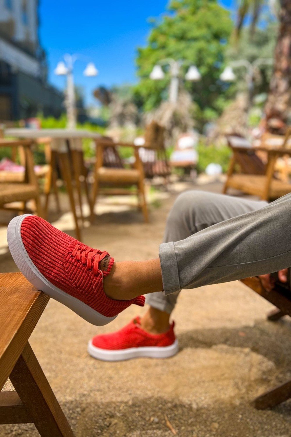 CH173 Velluto Erkek Günlük Bağcıklı Kadife Kumaş Spor Sneaker Ayakkabı KKBT - Kırmızı Erkek Ayakkabı CH173 Velluto Erkek Günlük Bağcıklı Kadife Kumaş Spor Sneaker Ayakkabı KKBT - Kırmızı – Chekich Erkek Ayakkabı