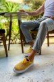 CH173 Velluto Erkek Günlük Bağcıklı Kadife Kumaş Spor Sneaker Ayakkabı KKBT - Sarı Erkek Ayakkabı CH173 Velluto Erkek Günlük Bağcıklı Kadife Kumaş Spor Sneaker Ayakkabı KKBT - Sarı – Chekich Erkek Ayakkabı