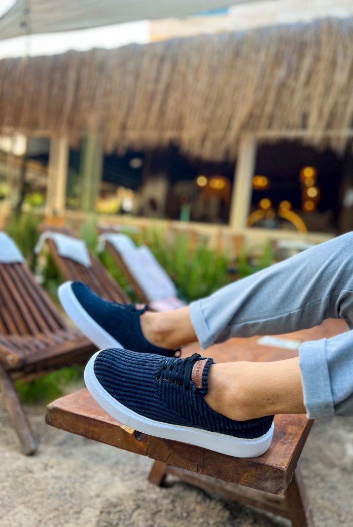 CH173 Velluto Erkek Günlük Bağcıklı Kadife Kumaş Spor Sneaker Ayakkabı KKBT - Siyah CH173 Velluto Erkek Günlük Bağcıklı Kadife Kumaş Spor Sneaker Ayakkabı KKBT - Siyah