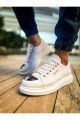 CH175 Mirror Erkek Günlük Bağcıklı Cilt Spor Sneaker Ayakkabı CBT - Beyaz Erkek Ayakkabı CH175 Mirror Erkek Günlük Bağcıklı Cilt Spor Sneaker Ayakkabı CBT - Beyaz – Chekich Erkek Ayakkabı
