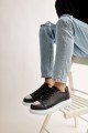 CH175 Mirror Erkek Günlük Bağcıklı Cilt Spor Sneaker Ayakkabı CBT - Siyah – Chekich Erkek Ayakkabı