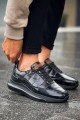 CH179 Sporty Runner Erkek Günlük Bağcıklı Rugan Paraşüt Kumaş Spor Sneaker Ayakkabı RPKST - Siyah Erkek Ayakkabı CH179 Sporty Runner Erkek Günlük Bağcıklı Rugan Paraşüt Kumaş Spor Sneaker Ayakkabı RPKST - Siyah – Chekich Erkek Ayakkabı