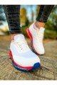 CH181 İpekyol Erkek Günlük Bağcıklı Cilt Triko Spor Sneaker Ayakkabı CTRT - Beyaz/Kırmızı – Chekich Erkek Ayakkabı
