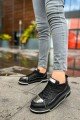 CH183 Jet Setter Mirror Erkek Günlük Bağcıklı Cilt Spor Sneaker Ayakkabı CST - Siyah/Silver Erkek Ayakkabı CH183 Jet Setter Mirror Erkek Günlük Bağcıklı Cilt Spor Sneaker Ayakkabı CST - Siyah/Silver – Chekich Erkek Ayakkabı