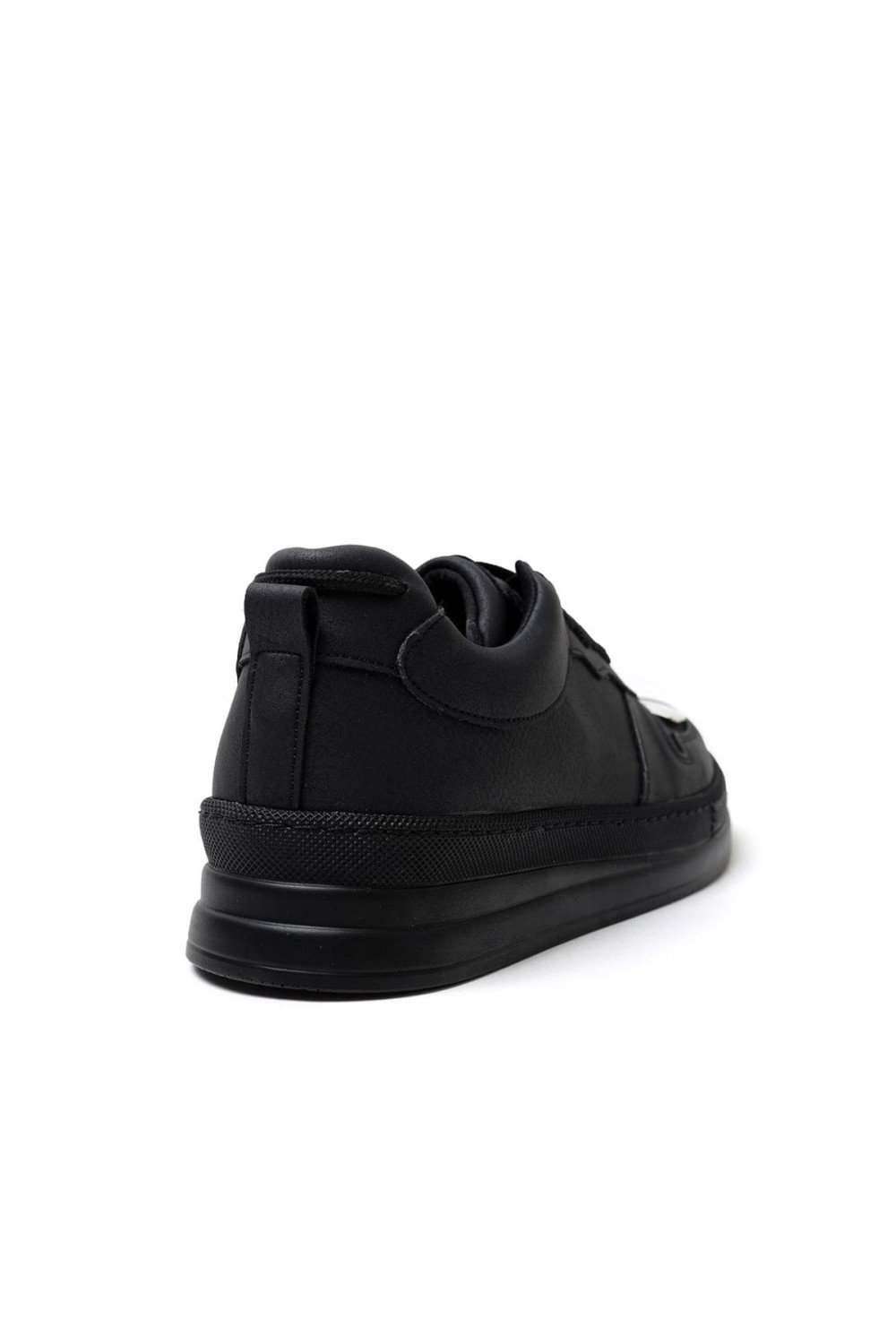 CH185 Force Mirror Erkek Günlük Bağcıklı Cilt Spor Sneaker Ayakkabı CST - Siyah – Chekich Erkek Ayakkabı