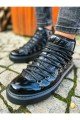 CH189 Charisma Erkek Günlük Bağcıklı Rugan Paraşüt Kumaş Spor Sneaker Ayakkabı RPKST - Siyah Erkek Ayakkabı CH189 Charisma Erkek Günlük Bağcıklı Rugan Paraşüt Kumaş Spor Sneaker Ayakkabı RPKST - Siyah – Chekich Erkek Ayakkabı