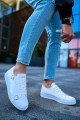 CH191 Side Buckle Erkek Günlük Bağcıklı Cilt Spor Sneaker Ayakkabı CBT - Beyaz Erkek Ayakkabı CH191 Side Buckle Erkek Günlük Bağcıklı Cilt Spor Sneaker Ayakkabı CBT - Beyaz – Chekich Erkek Ayakkabı