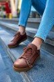 CH191 Side Buckle Erkek Günlük Bağcıklı Krep Taban Cilt Spor Sneaker Ayakkabı CKT - Taba Erkek Ayakkabı CH191 Side Buckle Erkek Günlük Bağcıklı Krep Taban Cilt Spor Sneaker Ayakkabı CKT - Taba – Chekich Erkek Ayakkabı