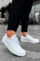 CH195 Rigidus Erkek Günlük Bağcıksız Cilt Spor Sneaker Ayakkabı CBT - Beyaz Erkek Ayakkabı CH195 Rigidus Erkek Günlük Bağcıksız Cilt Spor Sneaker Ayakkabı CBT - Beyaz – Chekich Erkek Ayakkabı
