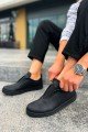 CH195 Rigidus Erkek Günlük Bağcıksız Cilt Spor Sneaker Ayakkabı CST - Siyah Erkek Ayakkabı CH195 Rigidus Erkek Günlük Bağcıksız Cilt Spor Sneaker Ayakkabı CST - Siyah – Chekich Erkek Ayakkabı