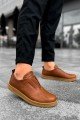CH195 Rigidus Erkek Günlük Bağcıksız Krep Taban Cilt Spor Sneaker Ayakkabı CKT - Taba Erkek Ayakkabı CH195 Rigidus Erkek Günlük Bağcıksız Krep Taban Cilt Spor Sneaker Ayakkabı CKT - Taba – Chekich Erkek Ayakkabı