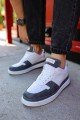 CH201 Hercules Erkek Günlük Bağcıklı Cilt Spor Sneaker Ayakkabı CBT - Beyaz/Antrasit Erkek Ayakkabı CH201 Hercules Erkek Günlük Bağcıklı Cilt Spor Sneaker Ayakkabı CBT - Beyaz/Antrasit – Chekich Erkek Ayakkabı