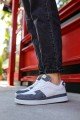 CH201 Hercules Erkek Günlük Bağcıklı Cilt Spor Sneaker Ayakkabı CBT - Beyaz/Antrasit Erkek Ayakkabı CH201 Hercules Erkek Günlük Bağcıklı Cilt Spor Sneaker Ayakkabı CBT - Beyaz/Antrasit – Chekich Erkek Ayakkabı