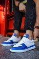 CH201 Hercules Erkek Günlük Bağcıklı Cilt Spor Sneaker Ayakkabı CBT - Beyaz/Mavi Erkek Ayakkabı CH201 Hercules Erkek Günlük Bağcıklı Cilt Spor Sneaker Ayakkabı CBT - Beyaz/Mavi – Chekich Erkek Ayakkabı