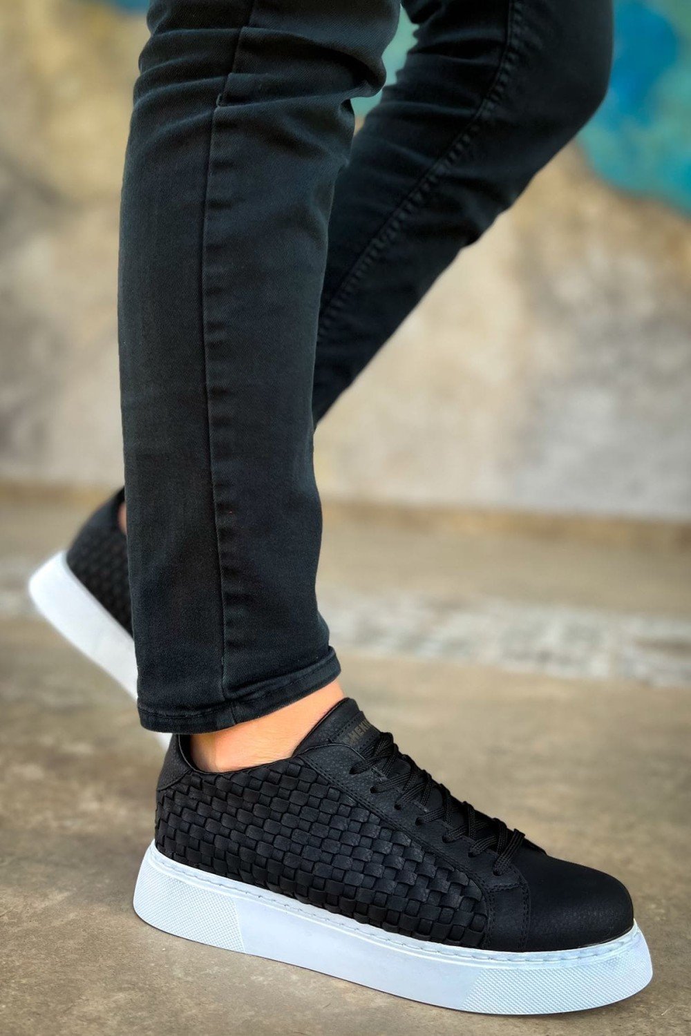 CH203 Maglieria Erkek Günlük Bağcıklı Cilt Spor Sneaker Ayakkabı CBT - Siyah Erkek Ayakkabı CH203 Maglieria Erkek Günlük Bağcıklı Cilt Spor Sneaker Ayakkabı CBT - Siyah – Chekich Erkek Ayakkabı