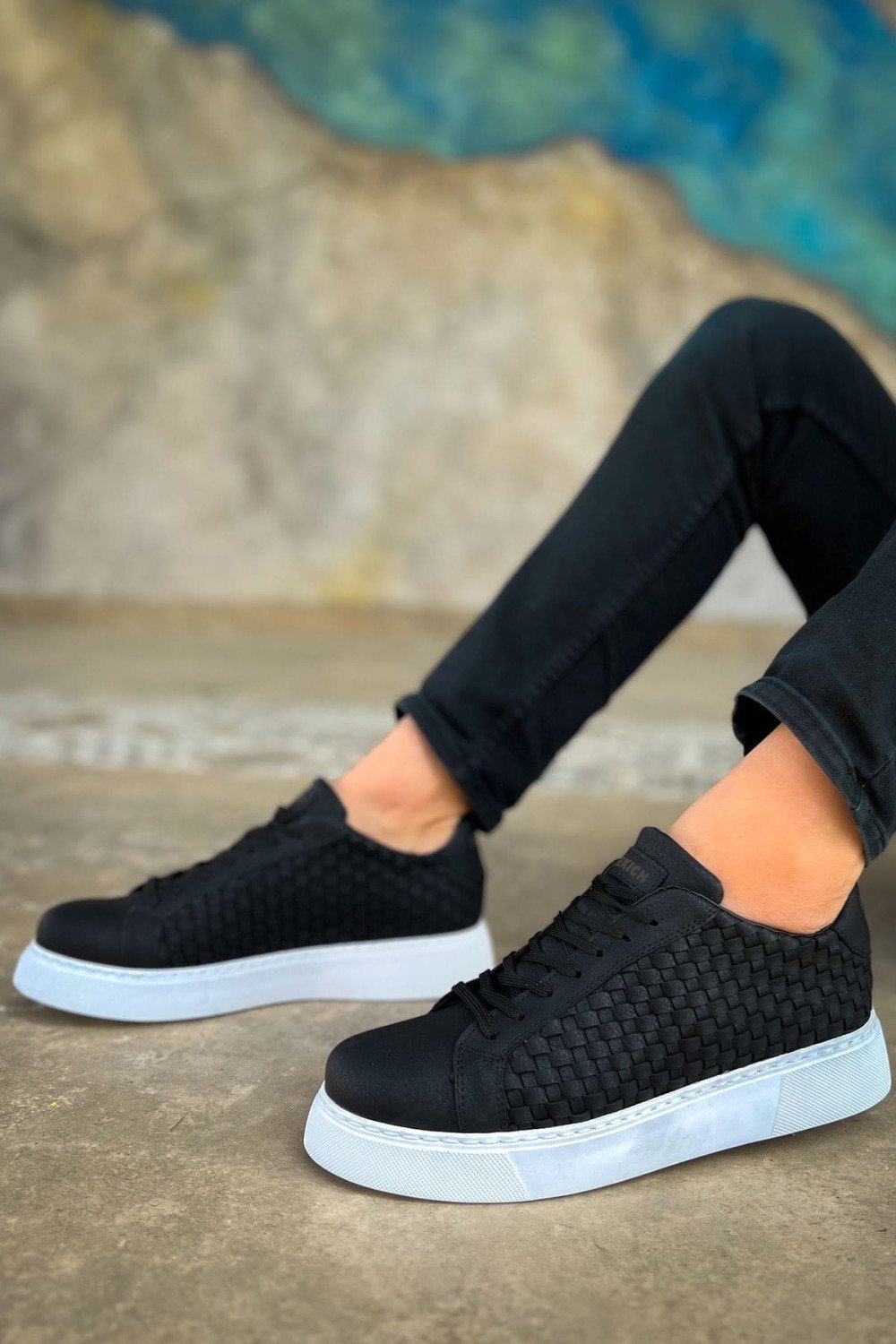 CH203 Maglieria Erkek Günlük Bağcıklı Cilt Spor Sneaker Ayakkabı CBT - Siyah Erkek Ayakkabı CH203 Maglieria Erkek Günlük Bağcıklı Cilt Spor Sneaker Ayakkabı CBT - Siyah – Chekich Erkek Ayakkabı