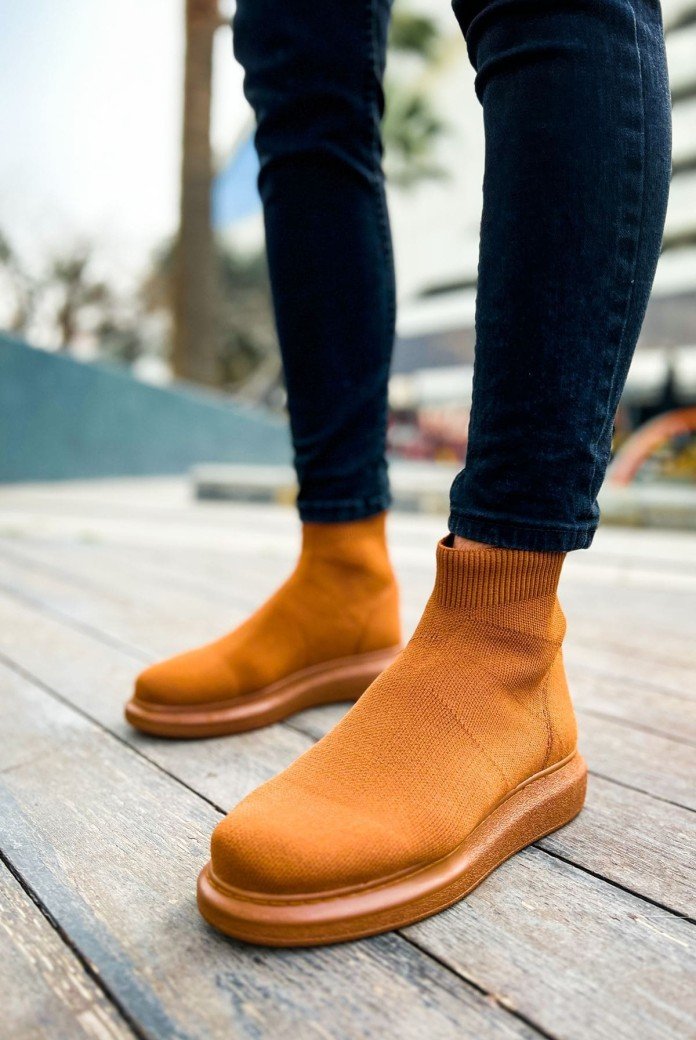 CH207 Maglieria - T Erkek Günlük Bağcıksız Triko Spor Sneaker Ayakkabı TTT - Taba CH207 Maglieria - T Erkek Günlük Bağcıksız Triko Spor Sneaker Ayakkabı TTT - Taba