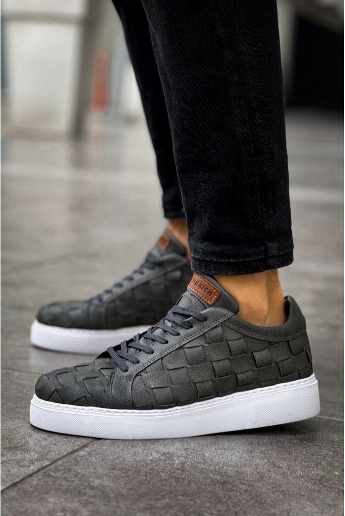CH209 Vimini Erkek Günlük Bağcıklı Cilt Spor Sneaker Ayakkabı CBT - Antrasit CH209 Vimini Erkek Günlük Bağcıklı Cilt Spor Sneaker Ayakkabı CBT - Antrasit