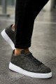 CH209 Vimini Erkek Günlük Bağcıklı Cilt Spor Sneaker Ayakkabı CBT - Antrasit – Chekich Erkek Ayakkabı