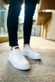 CH209 Vimini Erkek Günlük Bağcıklı Cilt Spor Sneaker Ayakkabı CBT - Beyaz – Chekich Erkek Ayakkabı