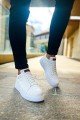 CH209 Vimini Erkek Günlük Bağcıklı Cilt Spor Sneaker Ayakkabı CBT - Beyaz – Chekich Erkek Ayakkabı