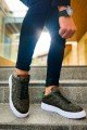 CH209 Vimini Erkek Günlük Bağcıklı Cilt Spor Sneaker Ayakkabı CBT - Haki – Chekich Erkek Ayakkabı