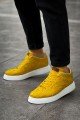CH209 Vimini Erkek Günlük Bağcıklı Cilt Spor Sneaker Ayakkabı CBT - Sarı – Chekich Erkek Ayakkabı