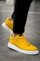 CH209 Vimini Erkek Günlük Bağcıklı Cilt Spor Sneaker Ayakkabı CBT - Sarı – Chekich Erkek Ayakkabı