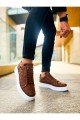 CH209 Vimini Erkek Günlük Bağcıklı Cilt Spor Sneaker Ayakkabı CBT - Taba – Chekich Erkek Ayakkabı