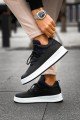 CH219 Laser Erkek Günlük Bağcıklı Cilt Spor Sneaker Ayakkabı CBT - Siyah Erkek Ayakkabı CH219 Laser Erkek Günlük Bağcıklı Cilt Spor Sneaker Ayakkabı CBT - Siyah – Chekich Erkek Ayakkabı