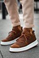 CH219 Laser Erkek Günlük Bağcıklı Cilt Spor Sneaker Ayakkabı CBT - Taba Erkek Ayakkabı CH219 Laser Erkek Günlük Bağcıklı Cilt Spor Sneaker Ayakkabı CBT - Taba – Chekich Erkek Ayakkabı
