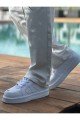 CH2407 Star - X Erkek Günlük Bağcıklı Cilt Spor Sneaker Ayakkabı CBT - Beyaz Erkek Ayakkabı CH2407 Star - X Erkek Günlük Bağcıklı Cilt Spor Sneaker Ayakkabı CBT - Beyaz – Chekich Erkek Ayakkabı