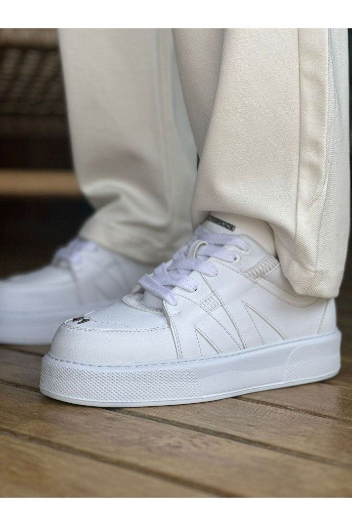 CH2407 Star - X Erkek Günlük Bağcıklı Cilt Spor Sneaker Ayakkabı CBT - Beyaz CH2407 Star - X Erkek Günlük Bağcıklı Cilt Spor Sneaker Ayakkabı CBT - Beyaz